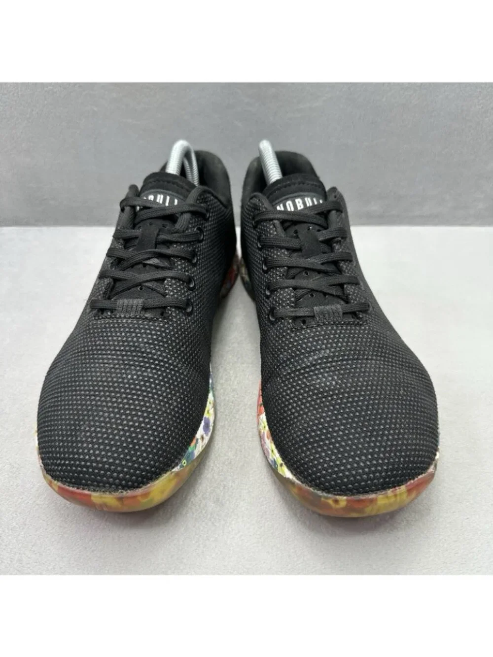NOBULL Outwork Womens Size 9.5 Shoes Black / Daisy Training CrossFit Gym Workout